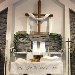 cross in our church